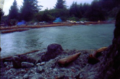 Our campsite in the Bunsby Group.