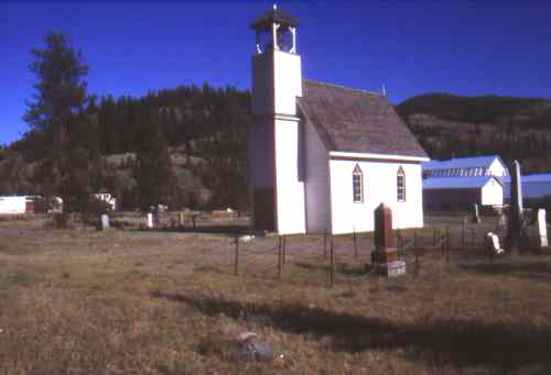 Frontier church at Nicola.