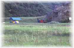 Camp site at Poverty Rock