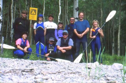 The group at campsite # LM22.